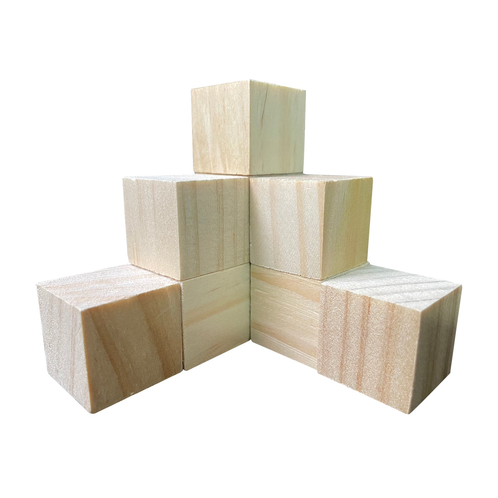 Wooden blocks 2 inch wood cubes