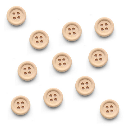 Wooden Buttons for Crafts