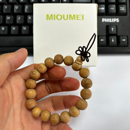 MIOUMEI Wood Beads Bracelet 12mm