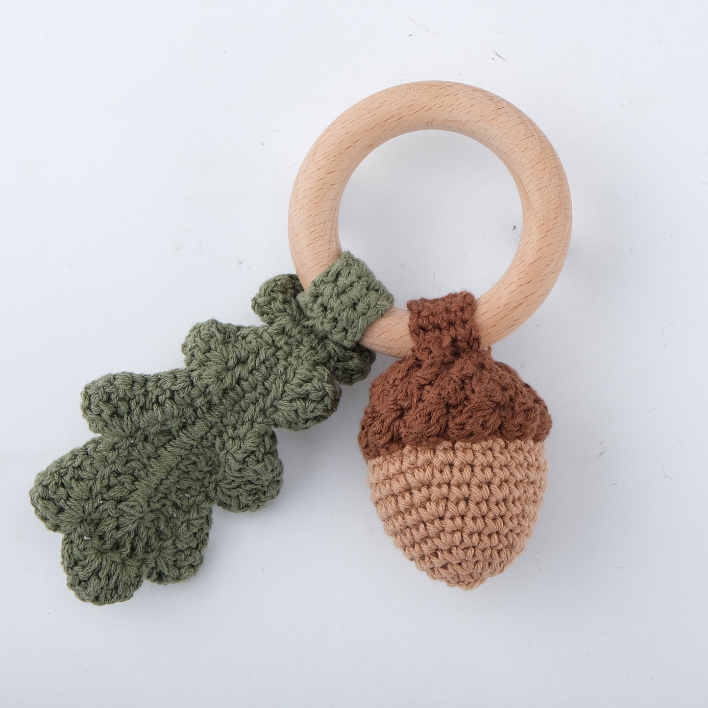 Wooden Animal Rattle Toys