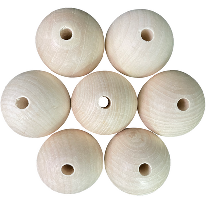 Wooden Beads with Hole – MIOUMEI