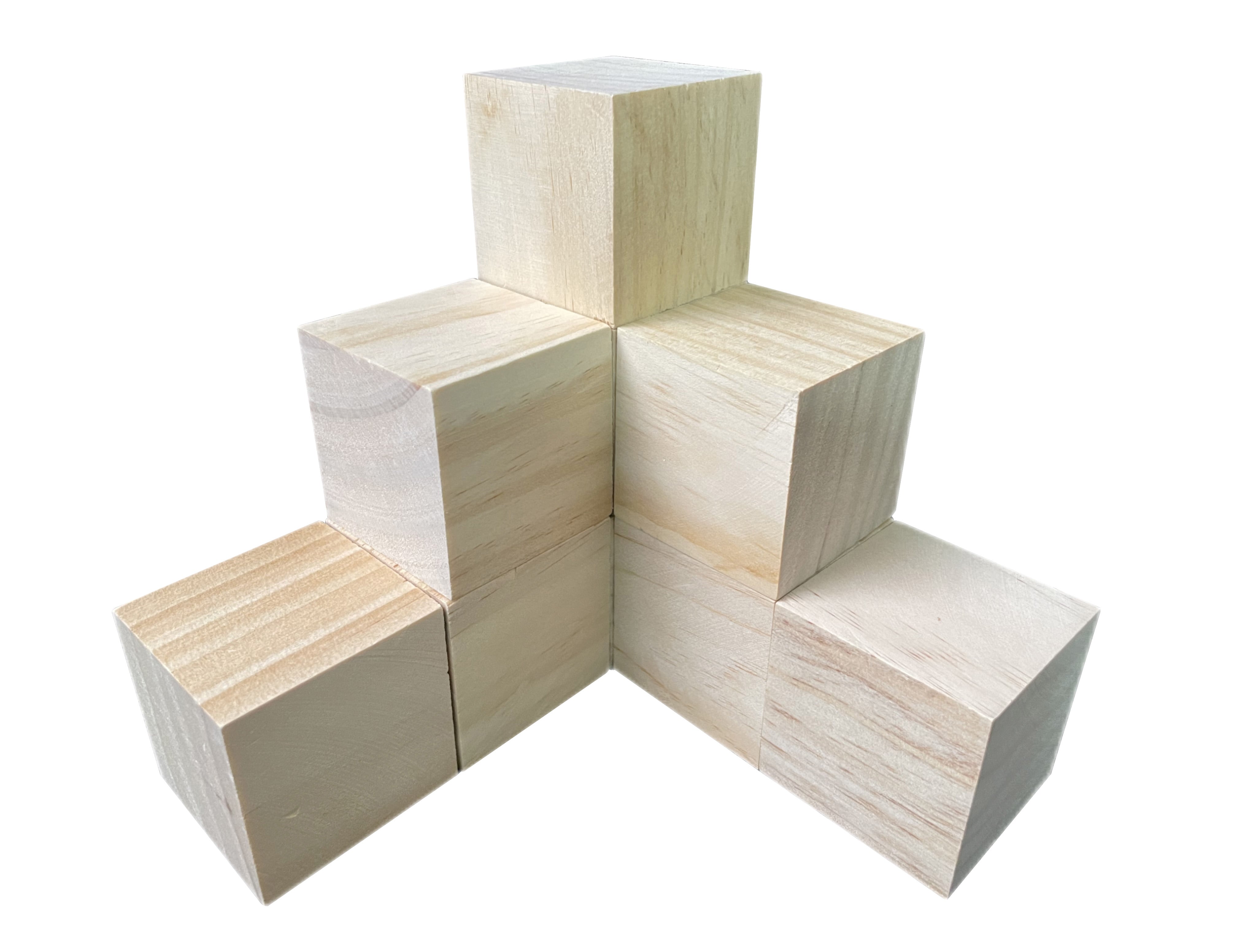 Wooden Cubes for Crafts – MIOUMEI